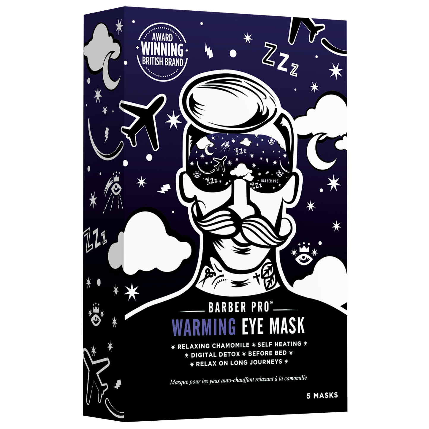 BarberPro Warming EYE MASK - 5 PACK
