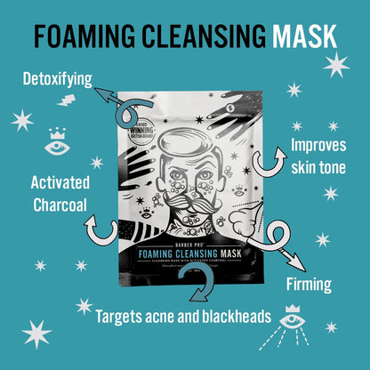 BarberPro Foaming Cleansing Mask 20ml