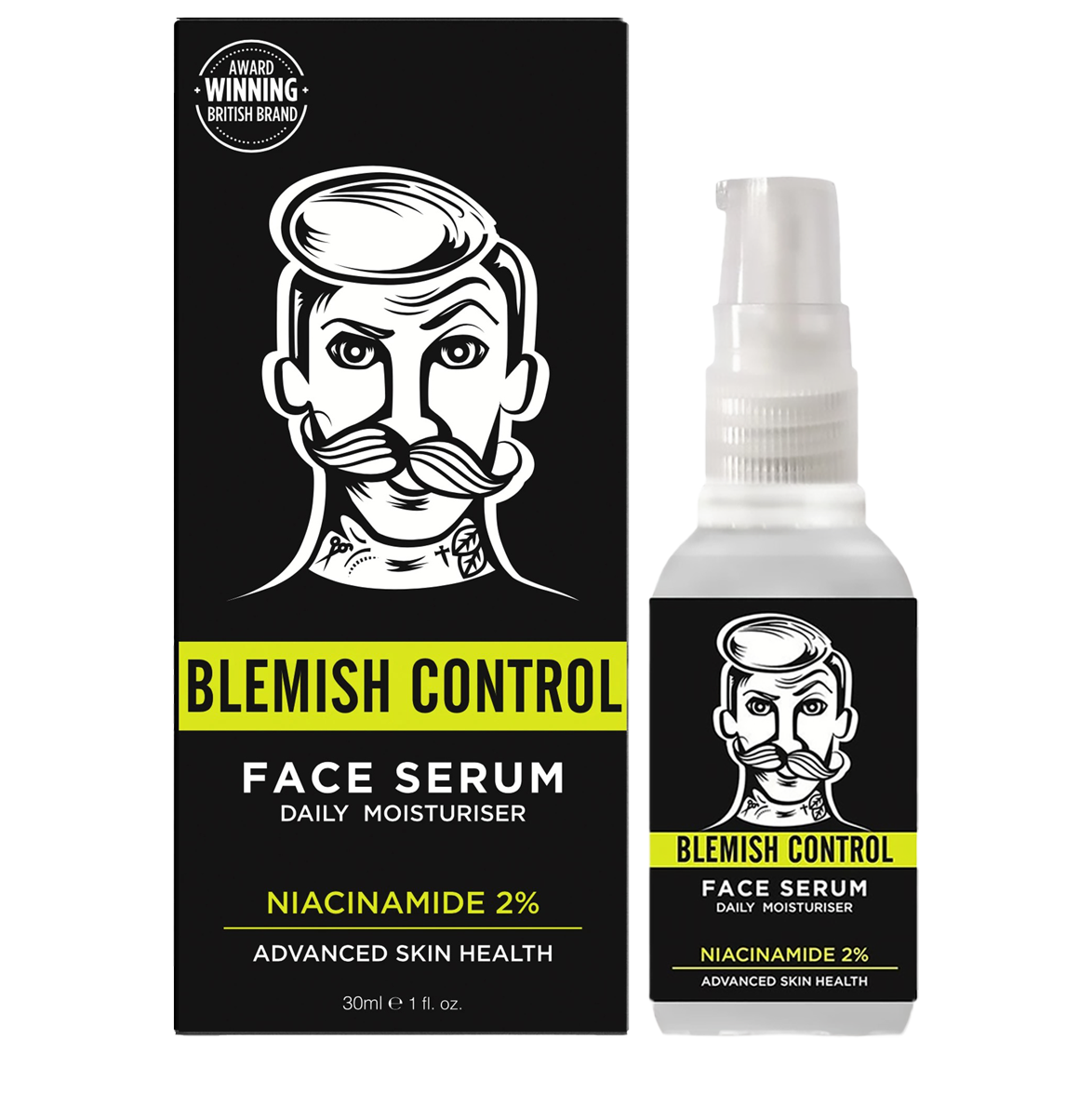 BarberPro Blemish Control Niacinamide 2% Face Serum 30ml